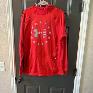 LG Red and Black Under Armour Hoodie